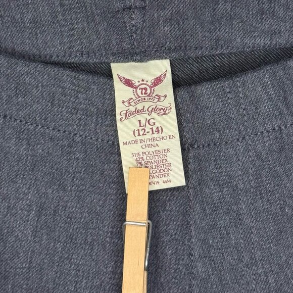 Heather Grey Faded Glory Jegging - Picture 3 of 3